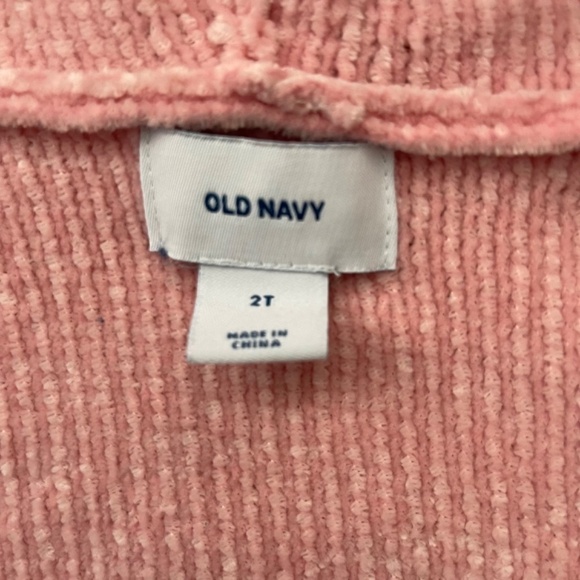 3/$20 ❤️ 𝅺OLD Navy Toddler Girl Pink Hooded Cardigan US 2T - Picture 4 of 6